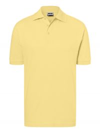 Polohemd Herren in Hellgelb